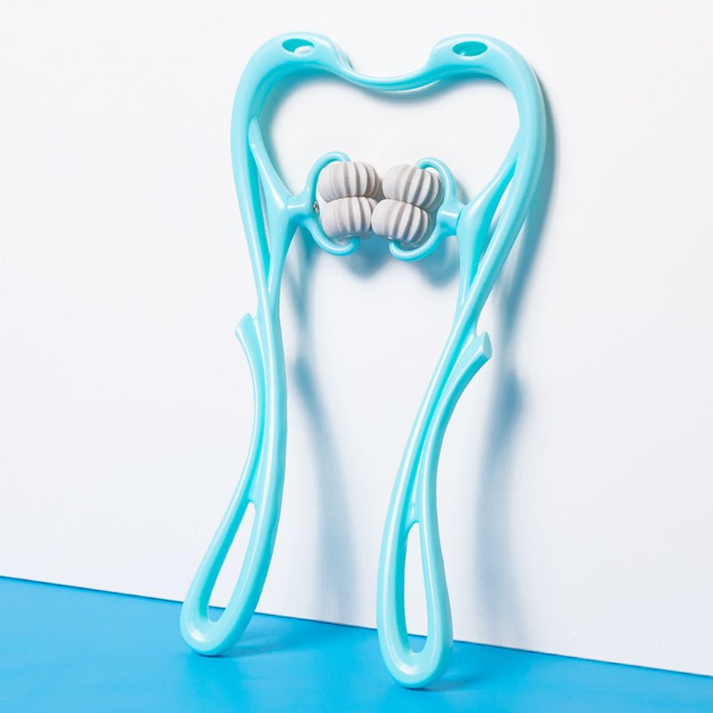 Nackenmassagegerät von [Brand Name] – 6 - Rollen - System zur effektiven Linderung von Nackenschmerzen - Si.Kreativkauf