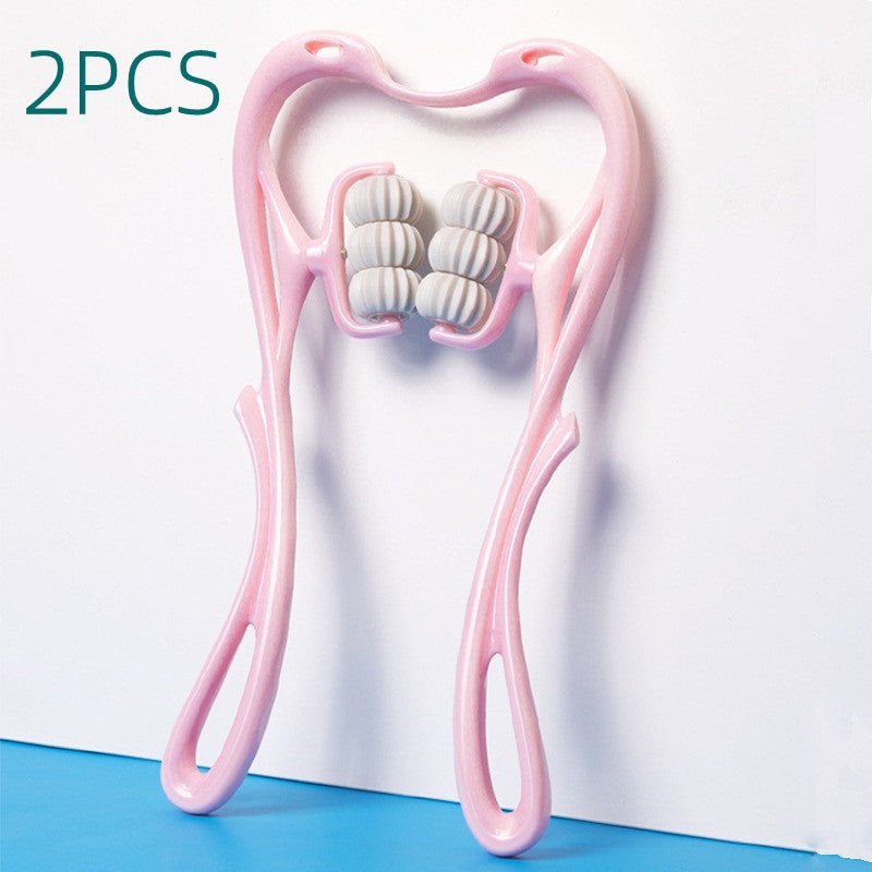 Nackenmassagegerät von [Brand Name] – 6 - Rollen - System zur effektiven Linderung von Nackenschmerzen - Si.Kreativkauf