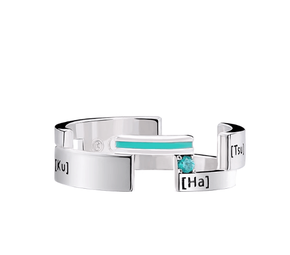 Neuer Stil Hatsune Miku Anime Möbius Ring aus 925 Silber – Eleganter Schmuck für Anime - Fans - Si.Kreativkauf