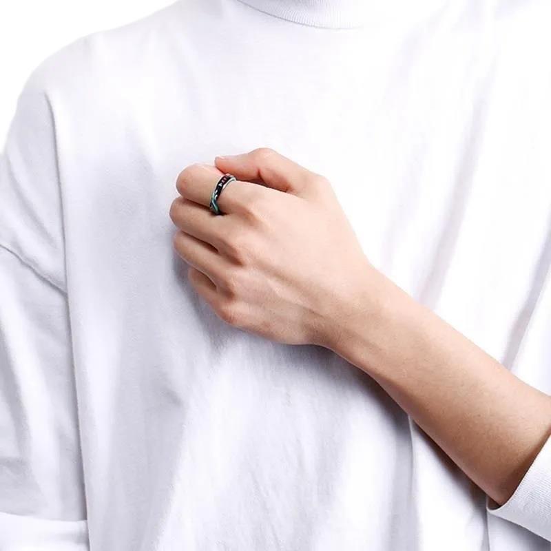 Neuer Stil Hatsune Miku Anime Möbius Ring aus 925 Silber – Eleganter Schmuck für Anime - Fans - Si.Kreativkauf