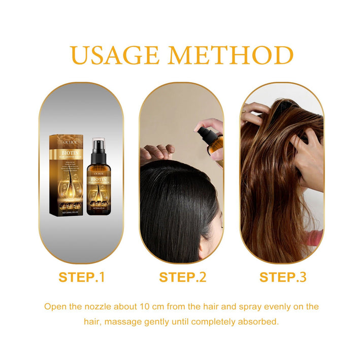 OUHOE Biotin Haarwuchsserum zur Stärkung der Haarwurzeln und Reparatur von geschädigtem Haar - Si.Kreativkauf