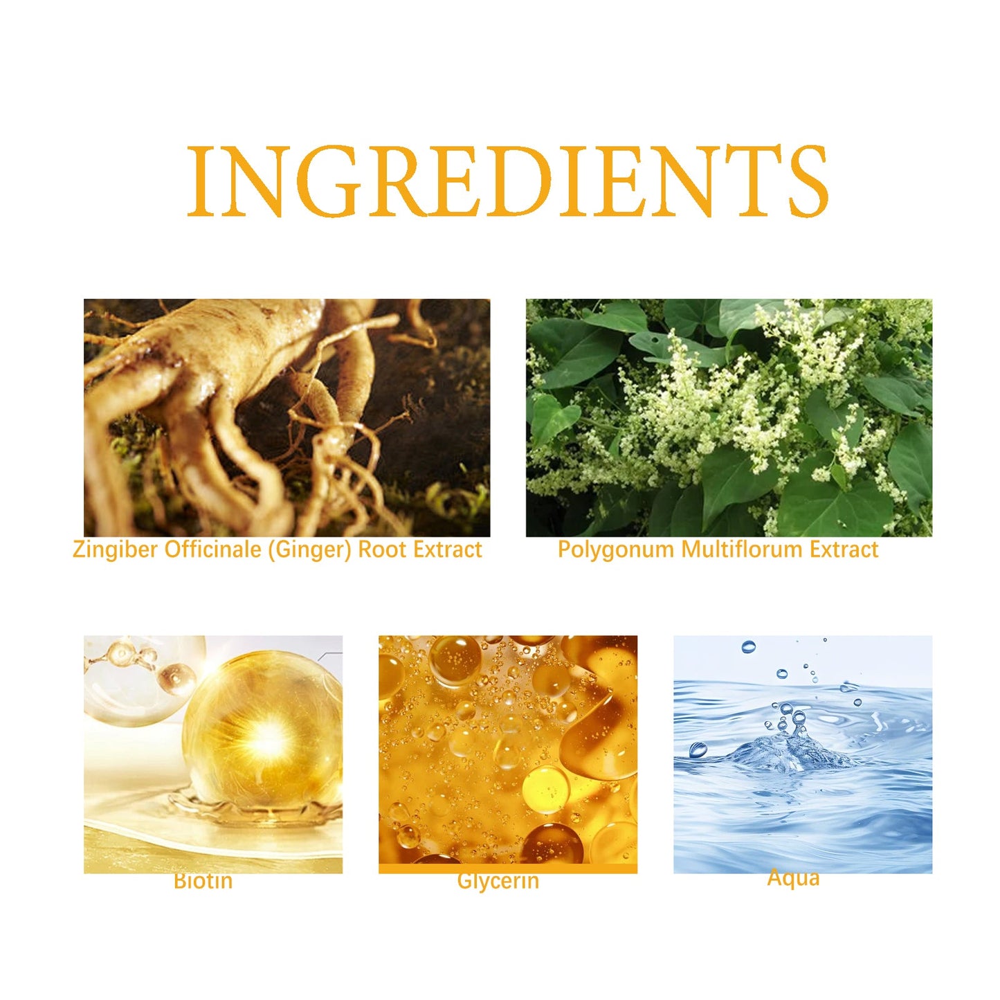 OUHOE Biotin Haarwuchsserum zur Stärkung der Haarwurzeln und Reparatur von geschädigtem Haar - Si.Kreativkauf