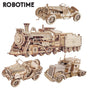 Robotime ROKR 3D Holzpuzzle Lokomotivmodell Bausatz für kreative Bastler - Si.Kreativkauf