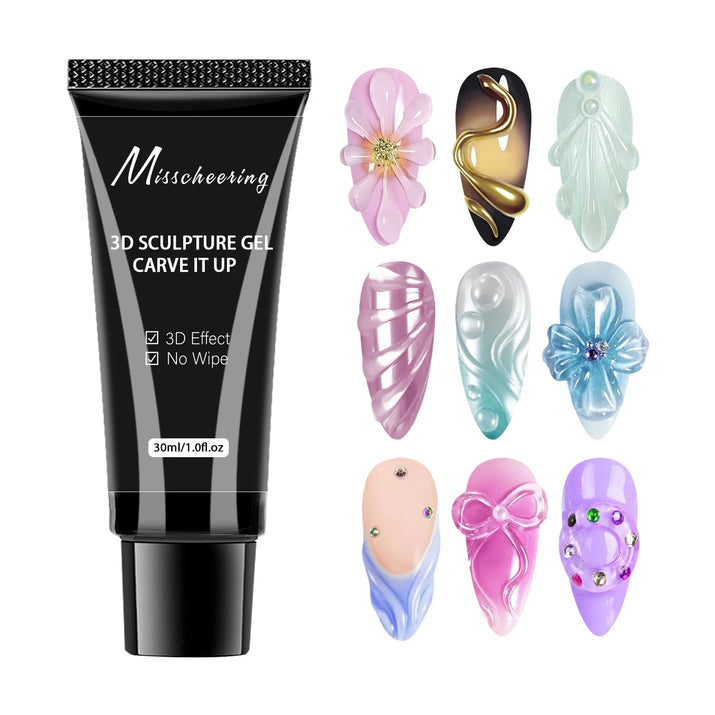 Strass - Nagelkleber 30 g – superstarker Gel - Nagelkleber für präzise Nagelverzierungen - Si.Kreativkauf