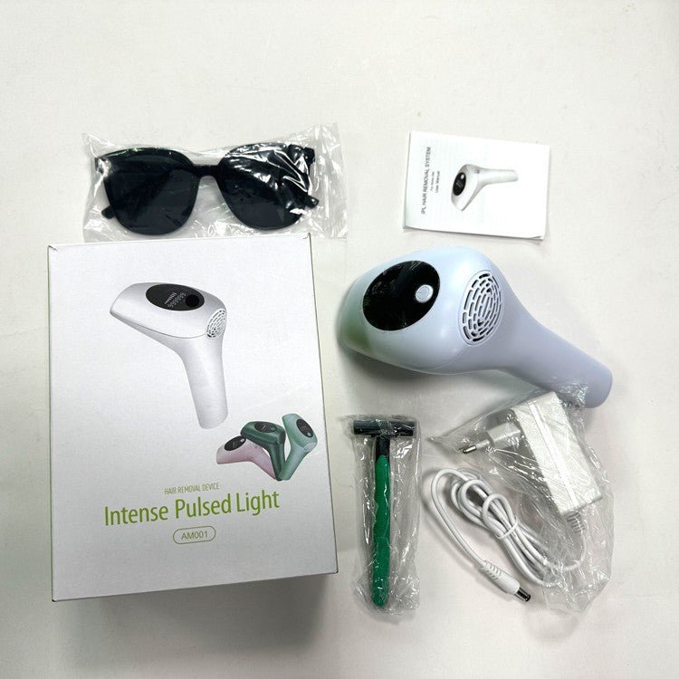 Tragbares LCD - Laser - Haarentfernungsgerät für schmerzfreie Haarentfernung zu Hause – sanfte, effektive Hautpflege - Si.Kreativkauf