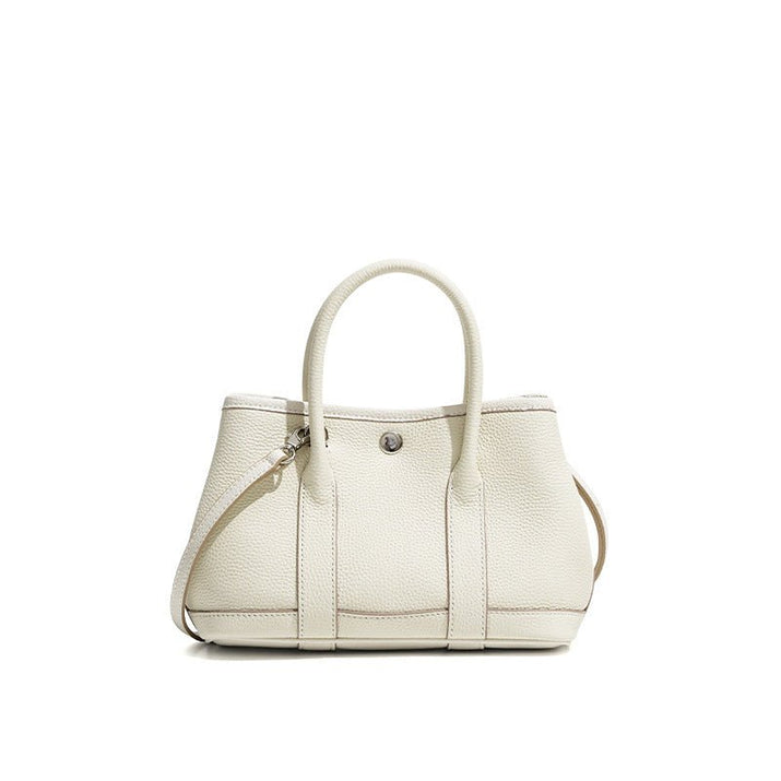 Umhängetasche Damen aus Leder - kleine Gartentasche mit verstellbarem Schulterriemen für praktische Nutzung - Si.Kreativkauf