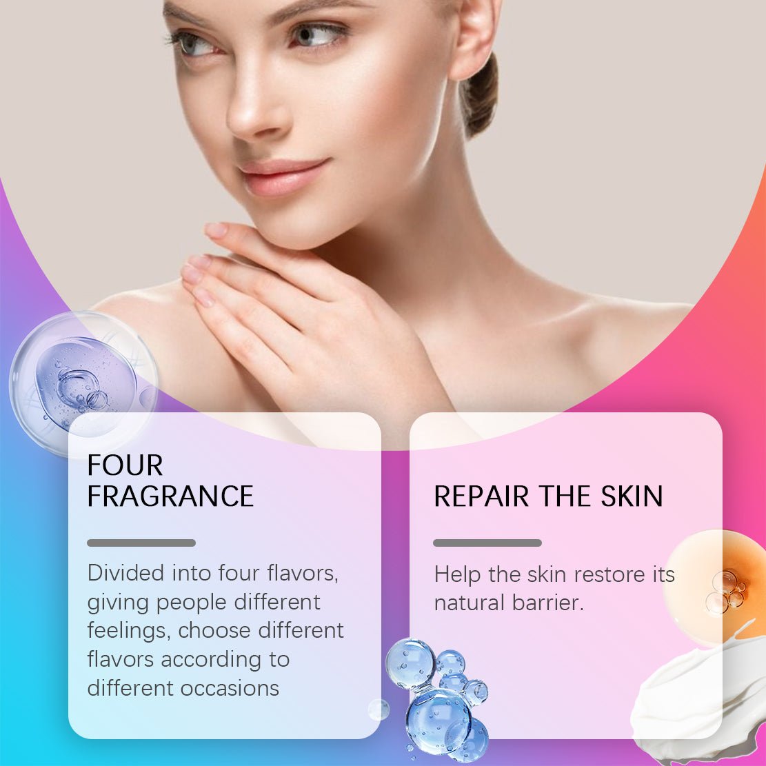 Weihnachtliches Duftset für Körperpflege: Deodorant - Spray & Bodylotion für frischen Duft - Si.Kreativkauf