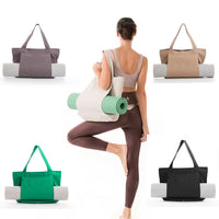 Yoga - und Pilatesmatten Tasche aus Canvas | Praktische Handtasche für Sport und Freizeit - Si.Kreativkauf