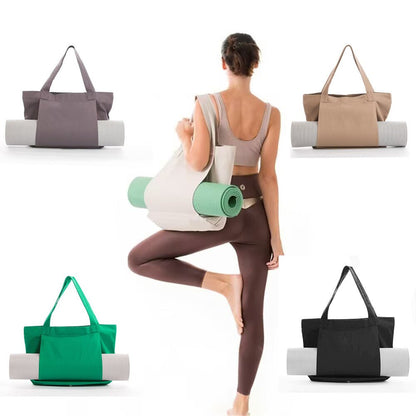 Yoga - und Pilatesmatten Tasche aus Canvas | Praktische Handtasche für Sport und Freizeit - Si.Kreativkauf